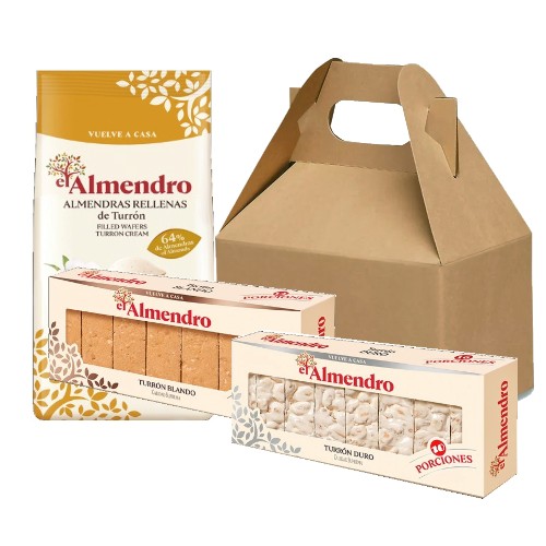 El Almendro Turron Gift Pack Almond stuffed , Jijona, Alicante