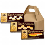 Artesano Turron Gift Pack, Stuffed Almonds , Marzipan Figures, Egg Yolk Toasted