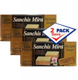 Turron de Mazapan by Sanchis Mira 7 oz, Imported from Spain. Pack of 3