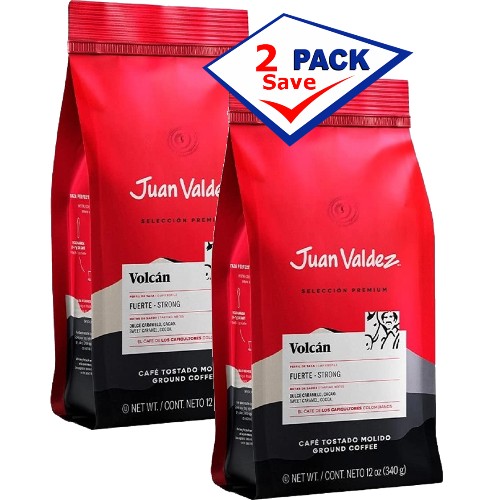 Juan Valdez Vulcan Ground   Dark Roast  12 oz Pack of 2