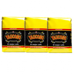 Yaucono Ground Coffee 8 oz Pack of 3