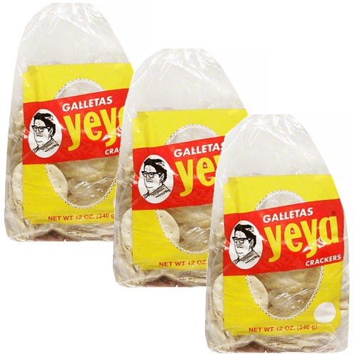 Yeya Cuban Crackers - Original flavor 12 oz Pack of 3