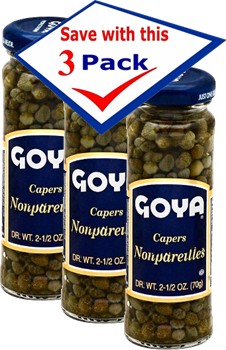 Goya Spanish Capers 2.5 Oz Pack of 3