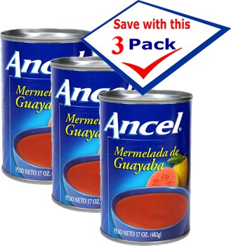 Ancel Guava Marmalade 17 oz Pack of 3