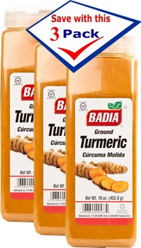 Badia Turmeric Ground 16 oz Pack of 3