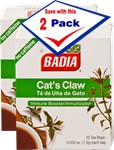 Badia Cats Claw Tea Bags 10 Bag Pack of 2