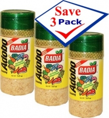 Badia Adobo Seasoning without pepper 3.5 oz Pack of 3