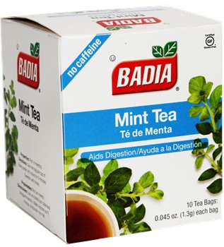 Badia Mint Tea 10 Bags