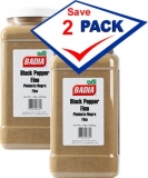 Badia Black Pepper Ground Fine 4 lbs Pack of 2