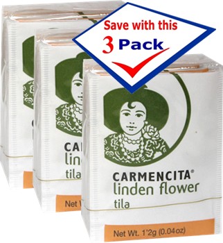 Carmencita linden tea  - Tila - 10 Bags Pack of 3