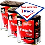 Carmencita Spanish mild paprika. 2.6 oz Pack of 3