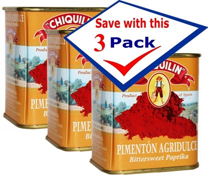 Chiquilin Bittersweet Paprika 2.64 Oz Pack of 3