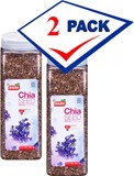 Chia Seeds by Badia 22 oz Dispenser Jar Pack of 2