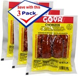 Goya chorizo 14 oz. (8 Chorizos for pack) Pack of 3