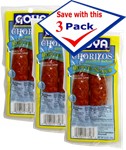 Goya chorizos naturally smoked. 3.5 oz (2 Chorizos for Pack) - Pack of 3