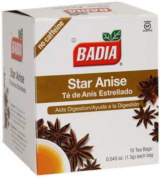 Badia Star Anise Tea Bags 10 Tea bags