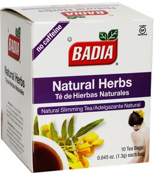 Natural  herbs  tea by Badia.  10 Bags