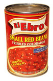 El Ebro Small  Red Beans . Ready to eat . 15 Oz