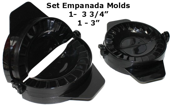 Set of Empanada and Dumpling  Molds  3 inch and 3 3/4 inch