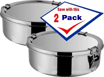 Flan mold  1.5 qt.  / Flanera.  Stainless Steel Pack of 2