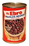 El Ebro  Cuban Style Black Beans.  15 oz
