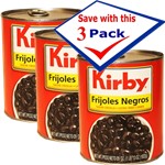 Kirby Black Beans 1Lb 13 Oz Family Size Pack of 3