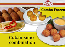 Cubanisimo Combination - 40 Ham  Croquettes  40 Chicken Croquettes, 12 Tamales, 24 Stuffed Potatoes