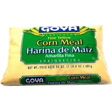 Goya harina de maiz Amarilla Fina. 