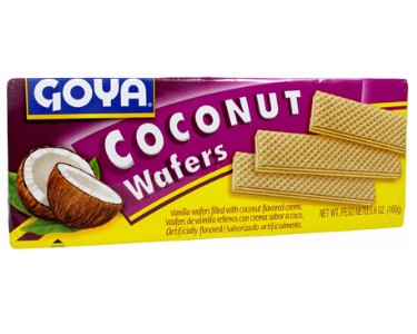 Goya coconut cream filled wafers  4.9 oz