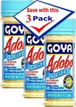 Goya adobo light, without pepper  8 oz Pack of 3