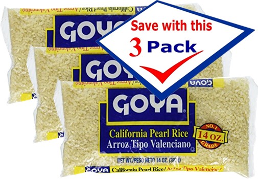 Goya Valencia style rice 14 oz Pack of 3