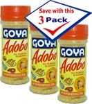 Adobo Goya  With Bitter Orange 8 Oz Pack of 3