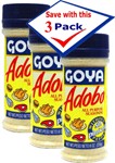 Adobo  Goya Seasoning Without Pepper  5.5 Oz Pack of 3