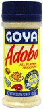 Adobo  Goya Seasoning Without Pepper  5.5 Oz