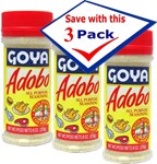 Adobo Goya Seasoning With Pepper 8 Oz Pack of 3