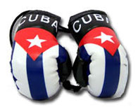 Mini Cuban boxing gloves for cars