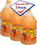 La Lechonera Sour Orange. 1 gallon container Pack of 3