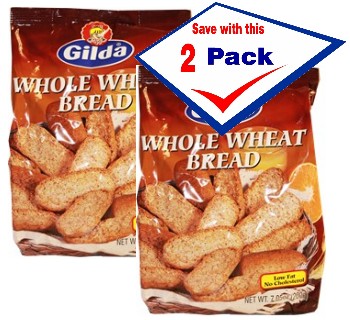 Gilda toasted whole wheat rolls 7. 01 oz Pack of 2