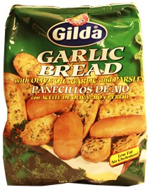 Gilda toasted bread rolls with olive oil, Garlic and parsley. 7 Oz
