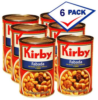 Kirby Spanish Style Fabada  15 oz. Pack of 6.