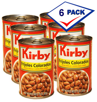 Kirby red beans 15 oz. Pack of 6.