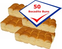 Pan Bocaditos Cubano. Cuban Mini Party Bread 50 units