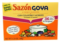 Sazon Goya con Culantro y Achiote Jumbo Pack  6.33 oz