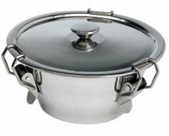 "Flan mold stainless steel  7"" Conical Shape.  Stainless Steel"