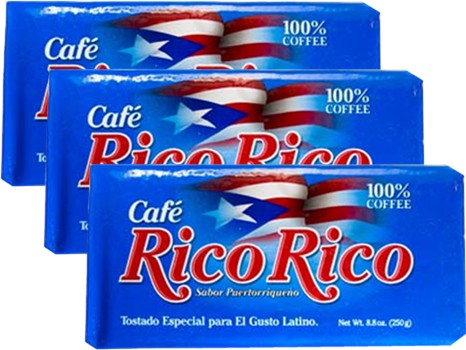 Cafe Rico Rico 8 oz vacuum pack. Pack of 3