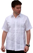 Wedding Guayabera Shirt for Men with Beautiful Embroidery -Short Sleeve ...
