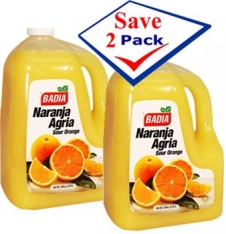 Badia Sour Orange. 1 Gallon Pack of 2