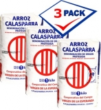 Calasparra rice. 2.2 lbs Imported from Spain Pack of 3