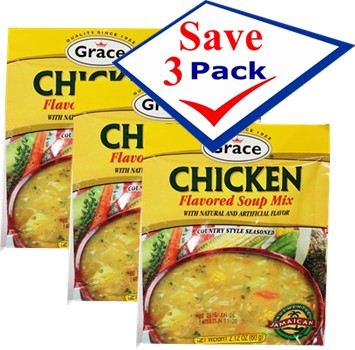 Grace Chicken Soup mix  2.12 oz Pack of 3