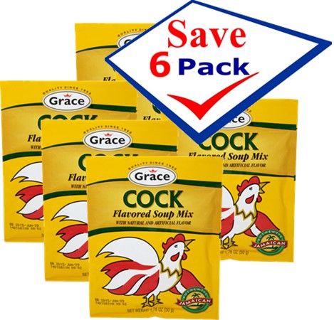 Grace Cock Flavored Soup Mix 1,76 oz. Pack of 6